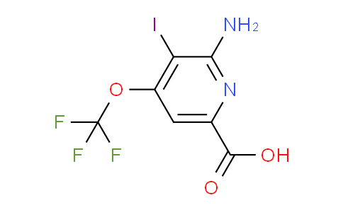2-Amino-3-iodo-4-(trifluoromethoxy)pyridine-6-carboxylic acid