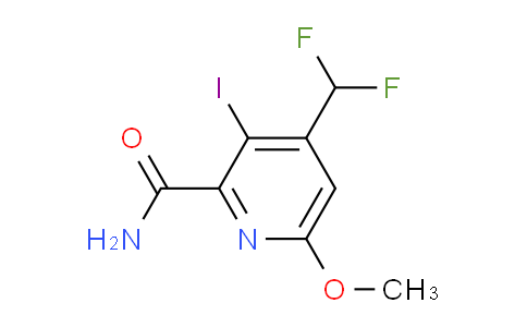 AM42887 | 1807016-61-0 | 4-(Difluoromethyl)-3-iodo-6-methoxypyridine-2-carboxamide