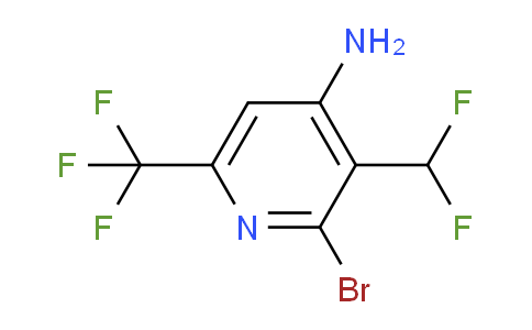 4-Amino-2-bromo-3-(difluoromethyl)-6-(trifluoromethyl)pyridine