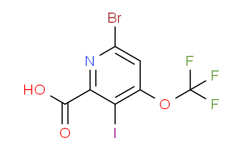 AM42895 | 1806083-56-6 | 6-Bromo-3-iodo-4-(trifluoromethoxy)pyridine-2-carboxylic acid