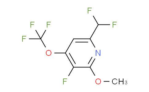 6-(Difluoromethyl)-3-fluoro-2-methoxy-4-(trifluoromethoxy)pyridine