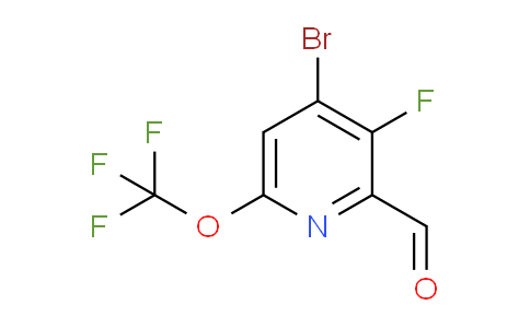 AM42907 | 1803909-25-2 | 4-Bromo-3-fluoro-6-(trifluoromethoxy)pyridine-2-carboxaldehyde