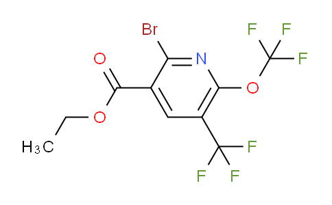 AM42942 | 1804743-17-6 | Ethyl 2-bromo-6-(trifluoromethoxy)-5-(trifluoromethyl)pyridine-3-carboxylate