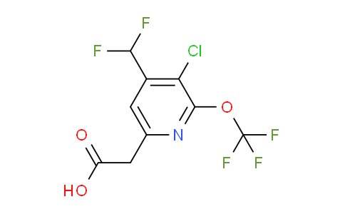 AM42948 | 1803651-33-3 | 3-Chloro-4-(difluoromethyl)-2-(trifluoromethoxy)pyridine-6-acetic acid