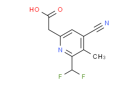 AM42978 | 1806954-68-6 | 4-Cyano-2-(difluoromethyl)-3-methylpyridine-6-acetic acid