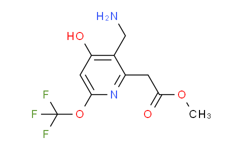 Methyl 3-(aminomethyl)-4-hydroxy-6-(trifluoromethoxy)pyridine-2-acetate