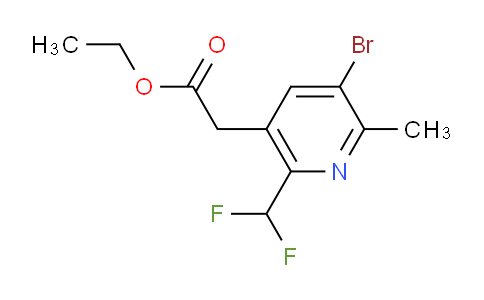 AM42999 | 1805438-15-6 | Ethyl 3-bromo-6-(difluoromethyl)-2-methylpyridine-5-acetate