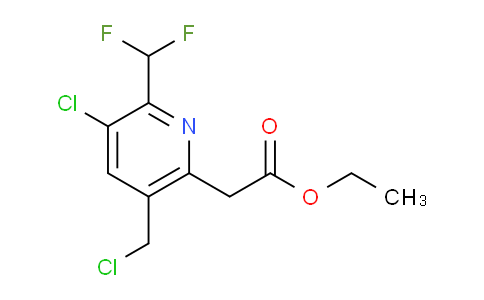 AM43010 | 1806070-38-1 | Ethyl 3-chloro-5-(chloromethyl)-2-(difluoromethyl)pyridine-6-acetate