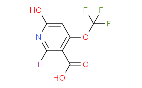6-Hydroxy-2-iodo-4-(trifluoromethoxy)pyridine-3-carboxylic acid