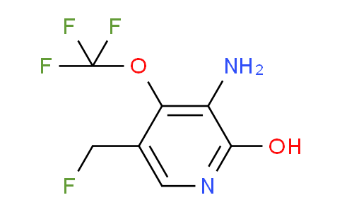 3-Amino-5-(fluoromethyl)-2-hydroxy-4-(trifluoromethoxy)pyridine