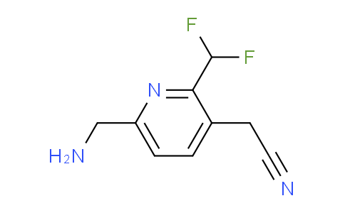 6-(Aminomethyl)-2-(difluoromethyl)pyridine-3-acetonitrile