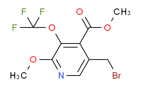 Methyl 5-(bromomethyl)-2-methoxy-3-(trifluoromethoxy)pyridine-4-carboxylate