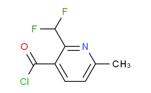 2-(Difluoromethyl)-6-methylpyridine-3-carbonyl chloride