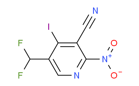 AM43036 | 1806856-82-5 | 3-Cyano-5-(difluoromethyl)-4-iodo-2-nitropyridine