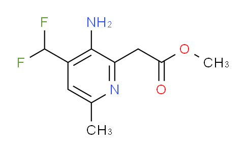 AM43049 | 1806826-92-5 | Methyl 3-amino-4-(difluoromethyl)-6-methylpyridine-2-acetate