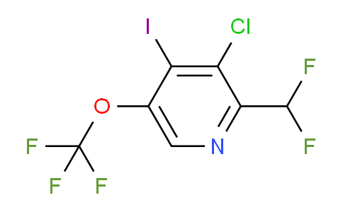 AM43051 | 1804547-26-9 | 3-Chloro-2-(difluoromethyl)-4-iodo-5-(trifluoromethoxy)pyridine