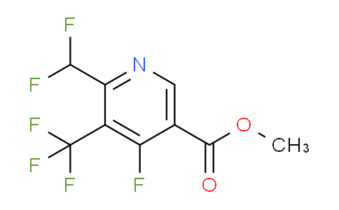AM43054 | 1805450-46-7 | Methyl 2-(difluoromethyl)-4-fluoro-3-(trifluoromethyl)pyridine-5-carboxylate