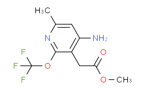 Methyl 4-amino-6-methyl-2-(trifluoromethoxy)pyridine-3-acetate