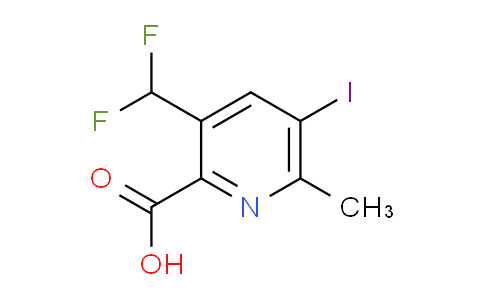 3-(Difluoromethyl)-5-iodo-6-methylpyridine-2-carboxylic acid