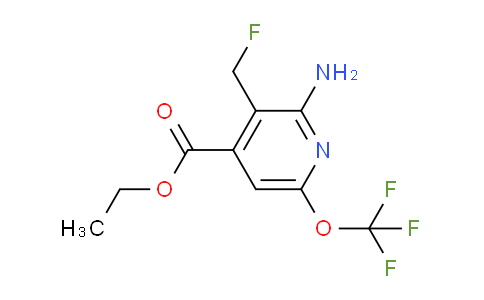 AM43078 | 1804540-68-8 | Ethyl 2-amino-3-(fluoromethyl)-6-(trifluoromethoxy)pyridine-4-carboxylate