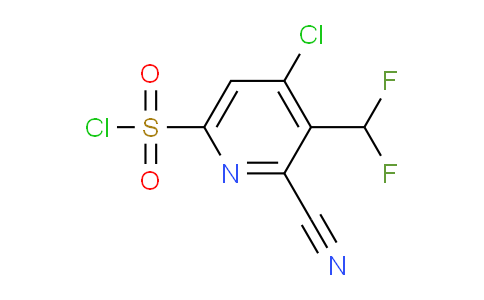 AM43090 | 1806961-63-6 | 4-Chloro-2-cyano-3-(difluoromethyl)pyridine-6-sulfonyl chloride