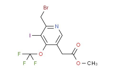 AM43109 | 1804794-59-9 | Methyl 2-(bromomethyl)-3-iodo-4-(trifluoromethoxy)pyridine-5-acetate
