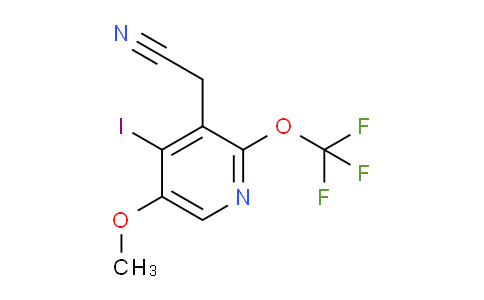 AM43117 | 1804349-43-6 | 4-Iodo-5-methoxy-2-(trifluoromethoxy)pyridine-3-acetonitrile