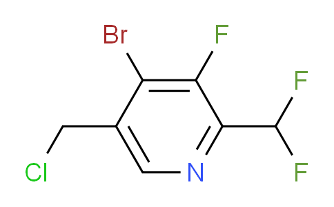 4-Bromo-5-(chloromethyl)-2-(difluoromethyl)-3-fluoropyridine