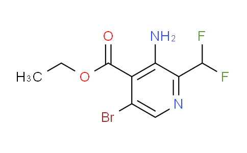 AM43124 | 1805206-40-9 | Ethyl 3-amino-5-bromo-2-(difluoromethyl)pyridine-4-carboxylate