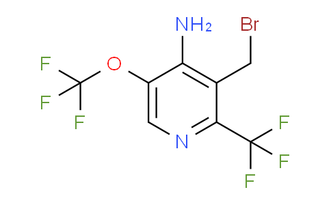 AM43125 | 1804478-24-7 | 4-Amino-3-(bromomethyl)-5-(trifluoromethoxy)-2-(trifluoromethyl)pyridine
