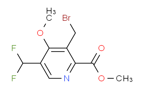 AM43128 | 1361708-07-7 | Methyl 3-(bromomethyl)-5-(difluoromethyl)-4-methoxypyridine-2-carboxylate