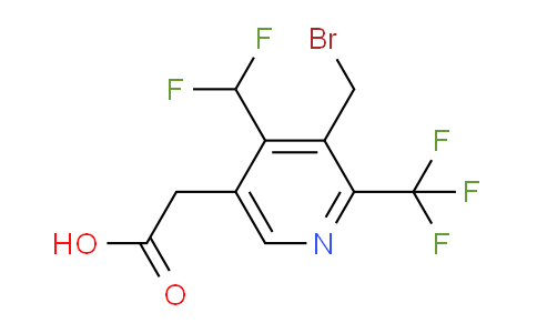 AM43140 | 1361848-87-4 | 3-(Bromomethyl)-4-(difluoromethyl)-2-(trifluoromethyl)pyridine-5-acetic acid