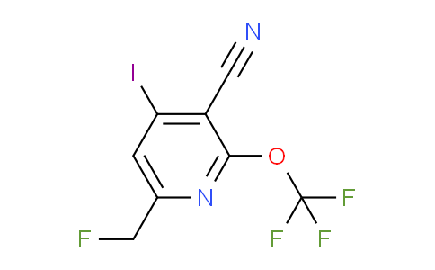 AM43142 | 1804669-82-6 | 3-Cyano-6-(fluoromethyl)-4-iodo-2-(trifluoromethoxy)pyridine