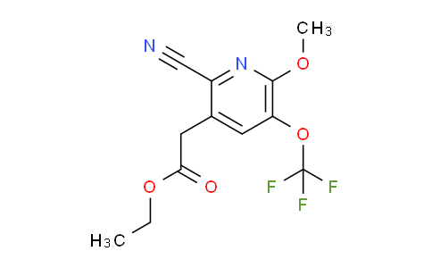 AM43146 | 1806040-09-4 | Ethyl 2-cyano-6-methoxy-5-(trifluoromethoxy)pyridine-3-acetate