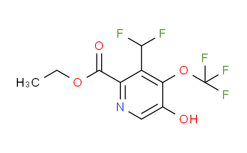 AM43147 | 1806729-08-7 | Ethyl 3-(difluoromethyl)-5-hydroxy-4-(trifluoromethoxy)pyridine-2-carboxylate