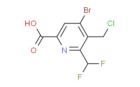 AM43154 | 1805251-31-3 | 4-Bromo-3-(chloromethyl)-2-(difluoromethyl)pyridine-6-carboxylic acid