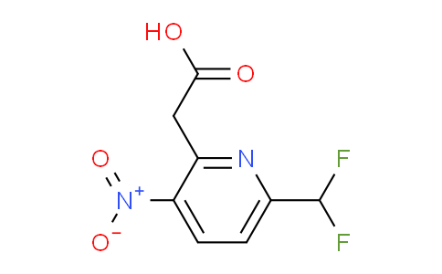 AM43155 | 1805326-56-0 | 6-(Difluoromethyl)-3-nitropyridine-2-acetic acid
