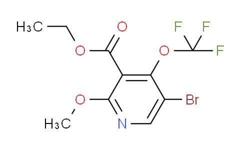 Ethyl 5-bromo-2-methoxy-4-(trifluoromethoxy)pyridine-3-carboxylate