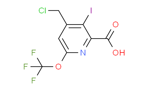 AM43164 | 1804833-51-9 | 4-(Chloromethyl)-3-iodo-6-(trifluoromethoxy)pyridine-2-carboxylic acid