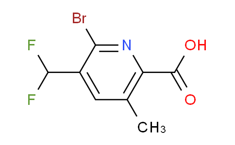 AM43167 | 1805434-24-5 | 2-Bromo-3-(difluoromethyl)-5-methylpyridine-6-carboxylic acid