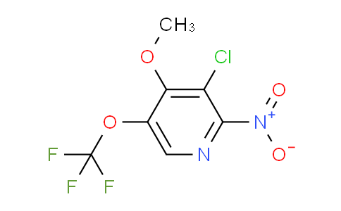 3-Chloro-4-methoxy-2-nitro-5-(trifluoromethoxy)pyridine