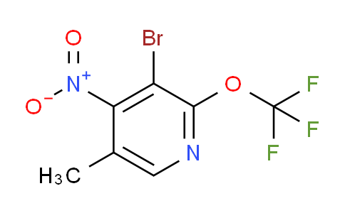3-Bromo-5-methyl-4-nitro-2-(trifluoromethoxy)pyridine