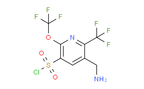 AM43182 | 1806761-55-6 | 3-(Aminomethyl)-6-(trifluoromethoxy)-2-(trifluoromethyl)pyridine-5-sulfonyl chloride