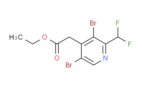 AM43183 | 1806891-60-0 | Ethyl 3,5-dibromo-2-(difluoromethyl)pyridine-4-acetate