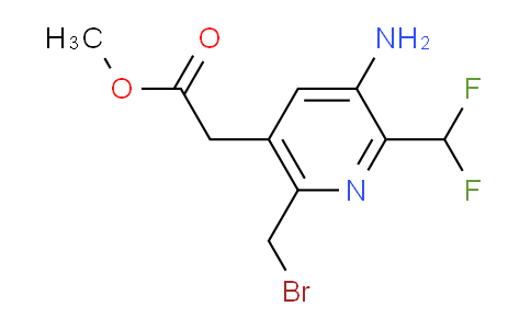 AM43186 | 1805377-26-7 | Methyl 3-amino-6-(bromomethyl)-2-(difluoromethyl)pyridine-5-acetate