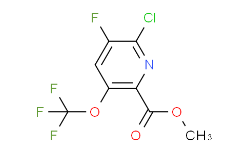 AM43192 | 1804639-45-9 | Methyl 2-chloro-3-fluoro-5-(trifluoromethoxy)pyridine-6-carboxylate