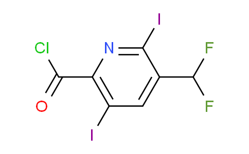 AM43200 | 1806826-47-0 | 3-(Difluoromethyl)-2,5-diiodopyridine-6-carbonyl chloride