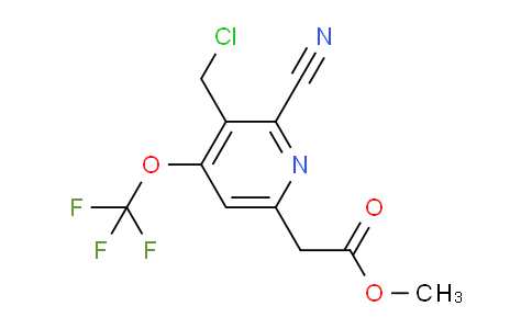 AM43209 | 1804337-05-0 | Methyl 3-(chloromethyl)-2-cyano-4-(trifluoromethoxy)pyridine-6-acetate