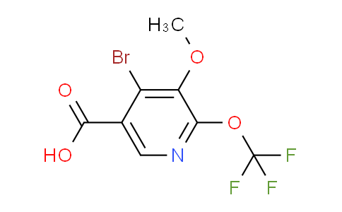 AM43219 | 1804600-18-7 | 4-Bromo-3-methoxy-2-(trifluoromethoxy)pyridine-5-carboxylic acid