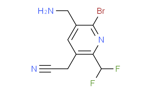 AM43220 | 1806867-78-6 | 3-(Aminomethyl)-2-bromo-6-(difluoromethyl)pyridine-5-acetonitrile